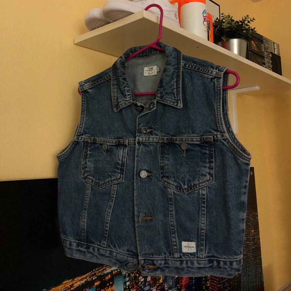 Vintage 90’s Calvin Klein Jean vest